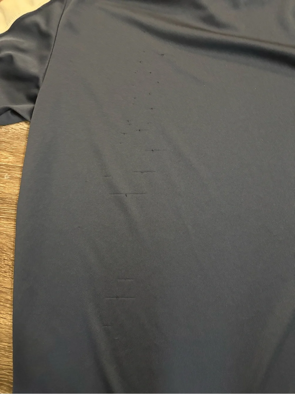 Nike Navy Blue Short-Sleeve Soccer Jersey with White Trim